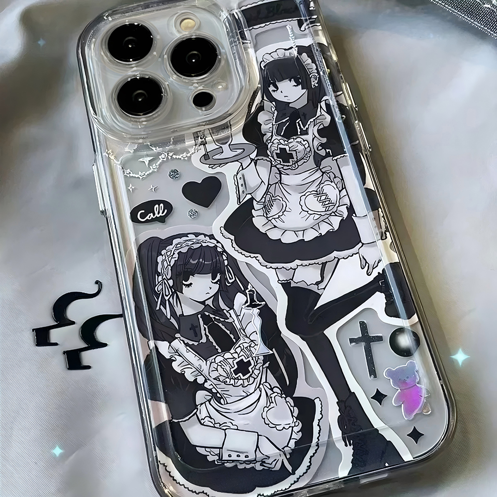 Phone Cases Rimowa - Harajuku Lolita Anime Maid Phone Case