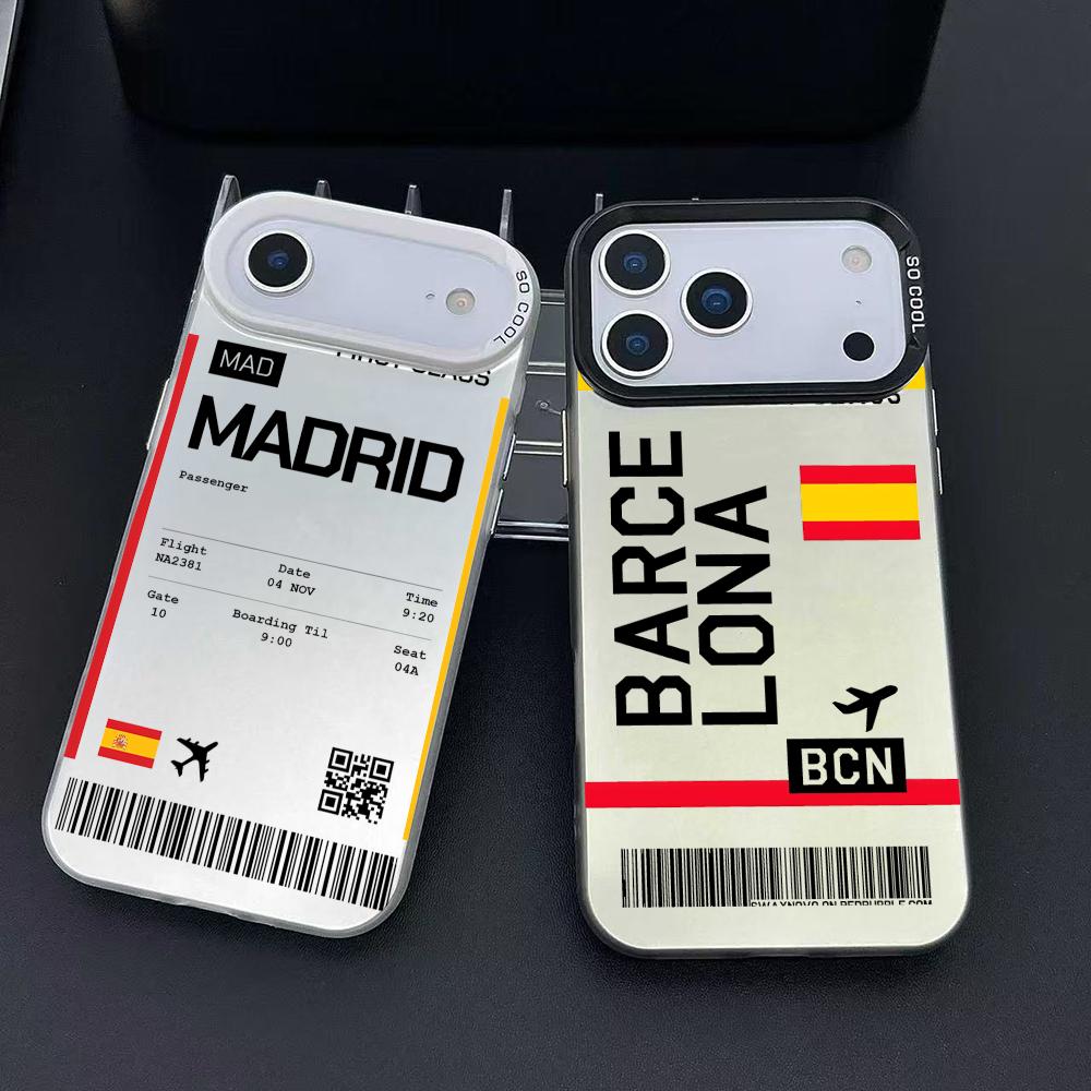 Phone Cases Bulk - Plane Travel Ticket Spain Phone Case