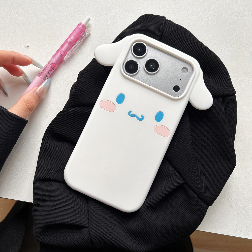 Phone Cases Cute Iphone 13 - 3D Stereoscopic Cute Cartoon Sanrio Cinnamoroll