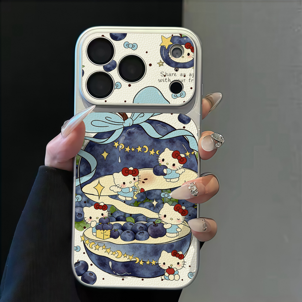 Phone Cases Cute Iphone 13 - Blueberry Hello Kitty Bow Cute Phone