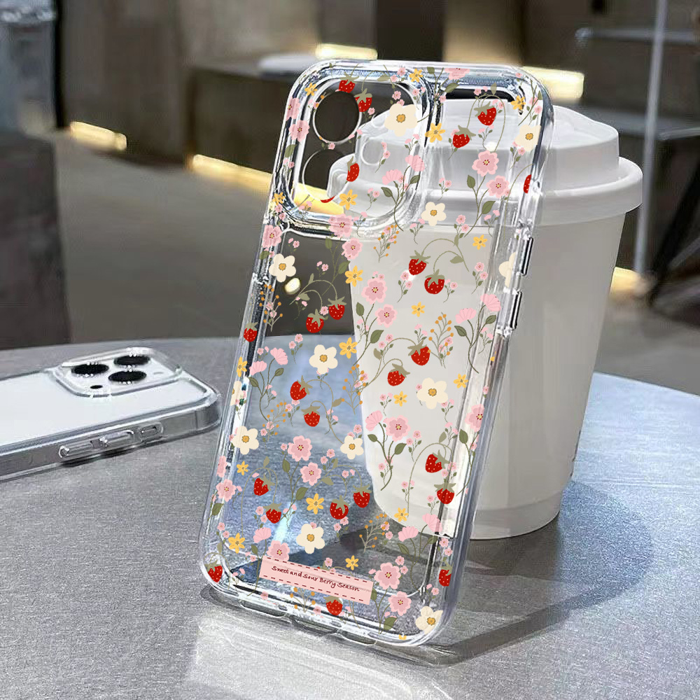 Phone Cases Clear - Aesthetic Floral Case For iPhone 17