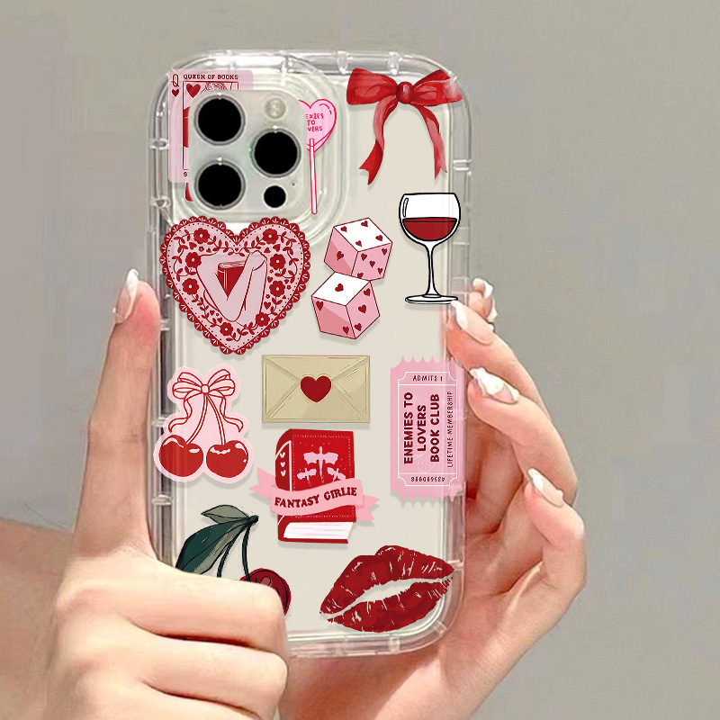 Phone Cases For Iphone 12 Pro Max - Korean Cute Cherry Bow Phone Case