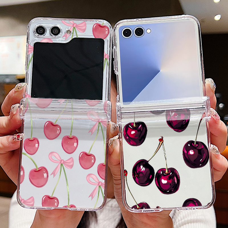 Phone Cases Pink - Pink Cherry Printed Phone Case For