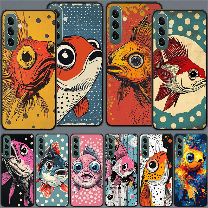 Phone Cases Drawing Ideas - Pop Art Drawing Ideas Fish Phone