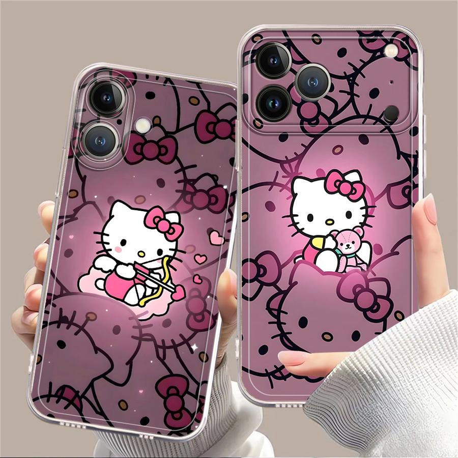 Phone Cases Clear - Sanrio Hello Kitty Clear Soft Silicone