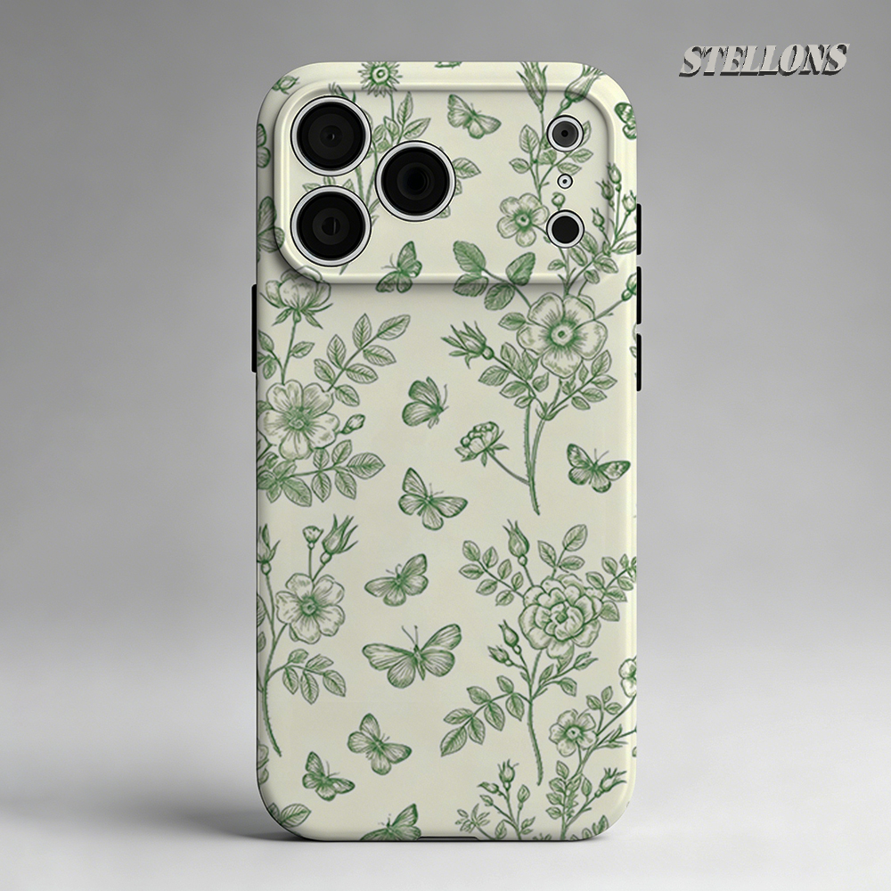 Green Floral Butterfly Sketch  - огляд і ціна Phone Cases Magnetic