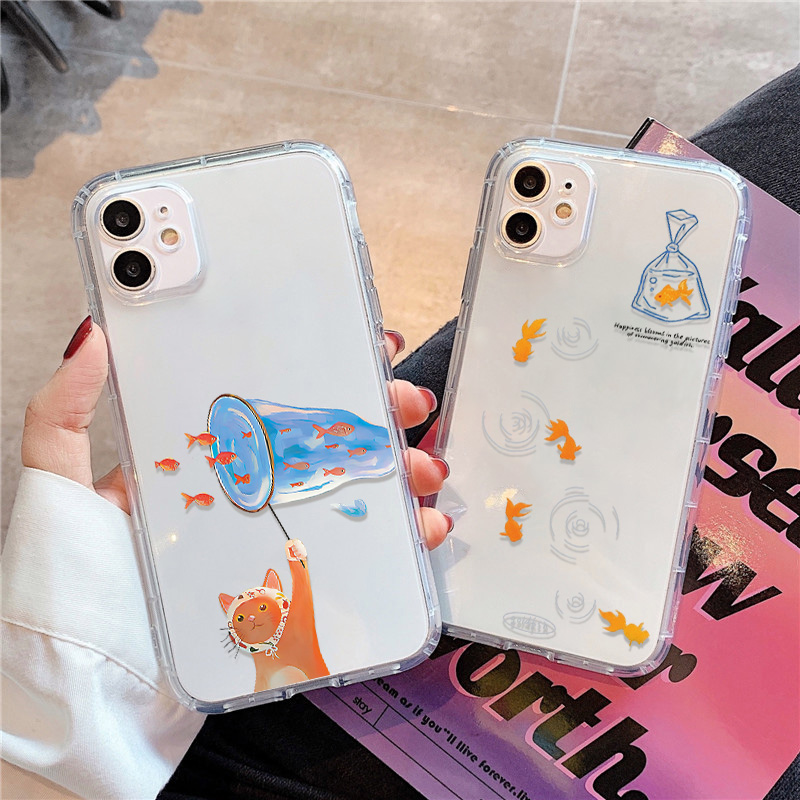 Lovely Fishes Clear Phone Case - огляд і ціна Phone Cases Bulk