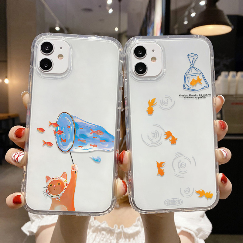 Lovely Fishes Clear Phone Case - огляд і ціна Phone Cases Bulk