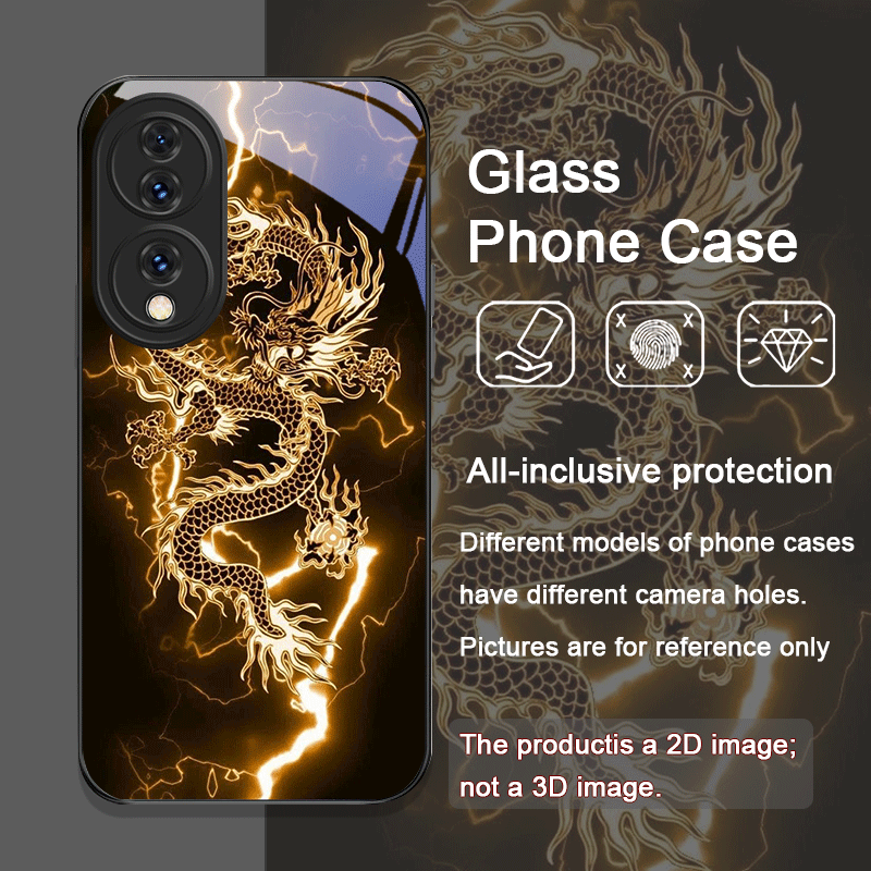 Creative Dragon Pattern Temper - огляд і ціна Phone Cases Honor