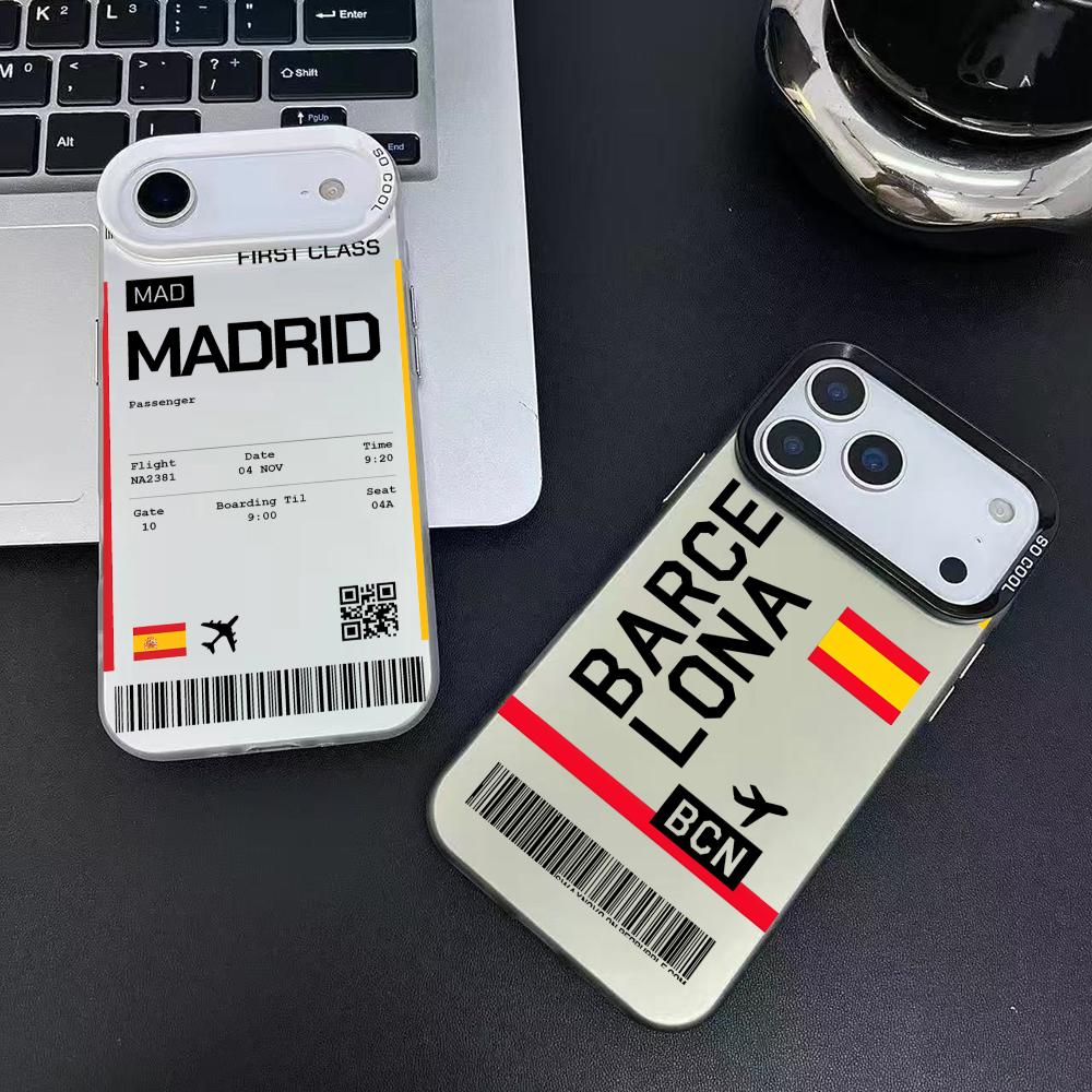 Plane Travel Ticket Spain Phon - огляд і ціна Phone Cases Bulk
