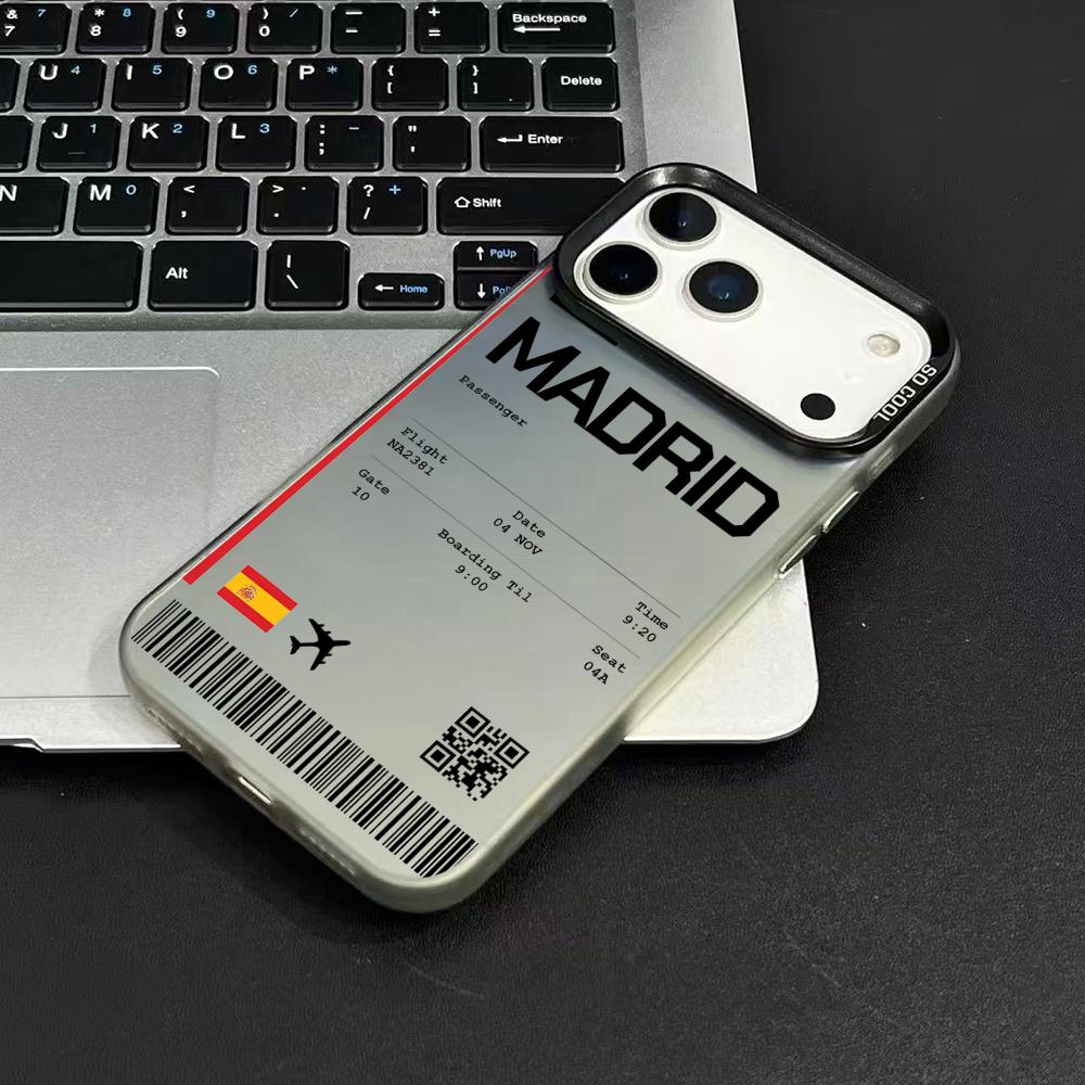 Plane Travel Ticket Spain Phon - огляд і ціна Phone Cases Bulk