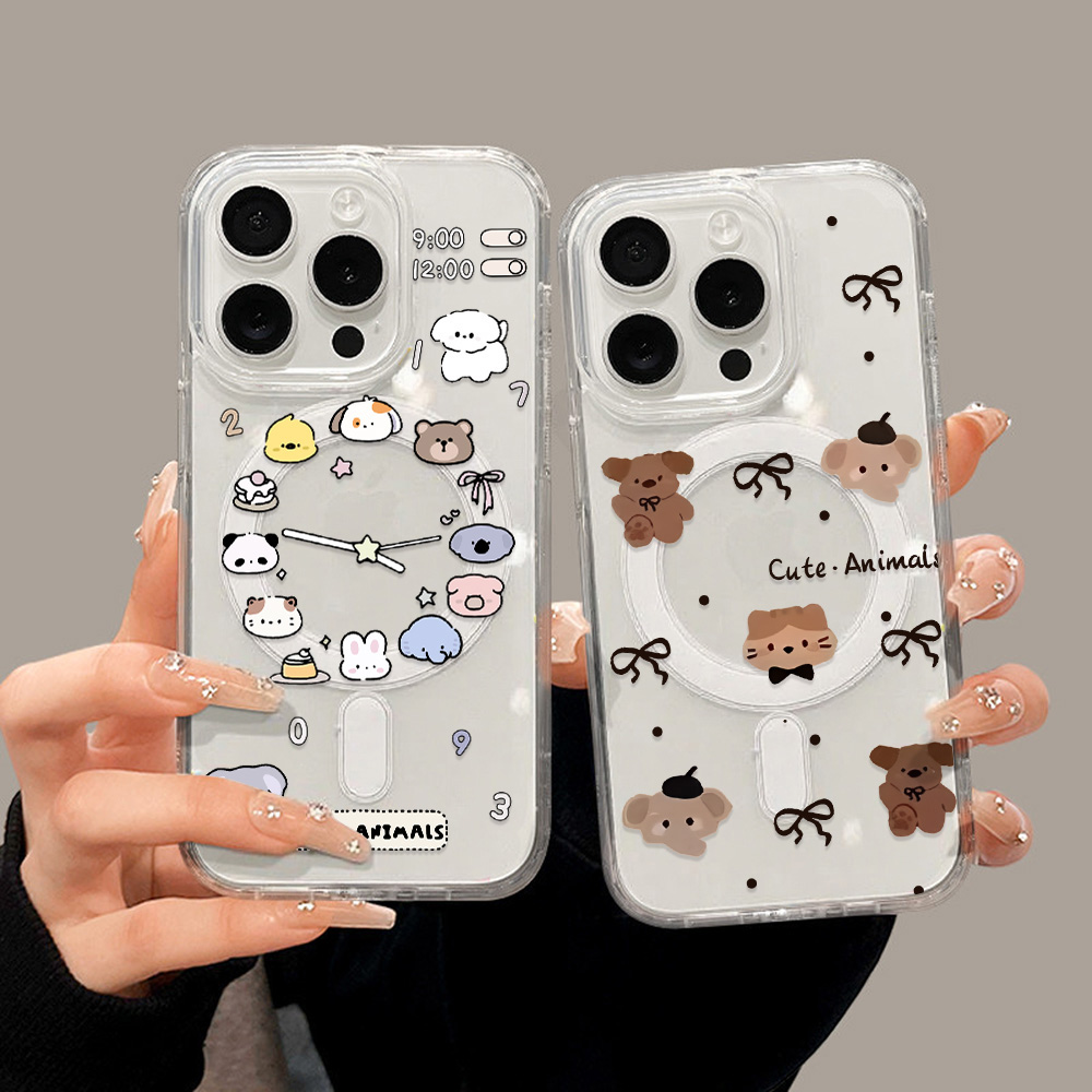 Cute Cartoon Animals Phone Cas - огляд і ціна Phone Cases Magnetic