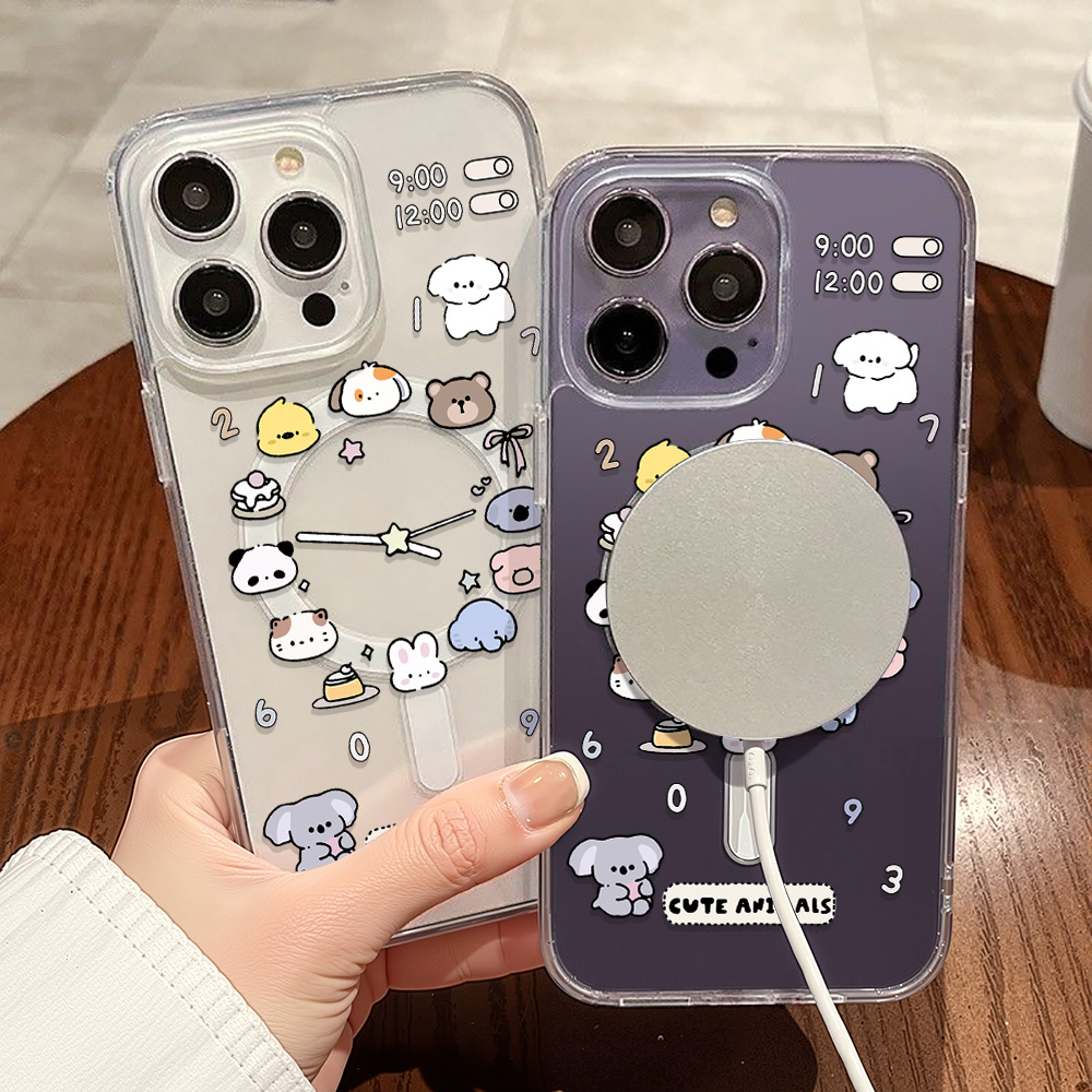 Cute Cartoon Animals Phone Cas - огляд і ціна Phone Cases Magnetic