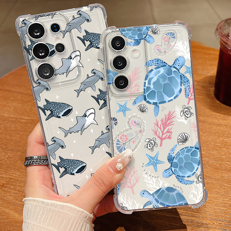 Whale Turtle Pattern Clear Pho - огляд і ціна Phone Cases Clear