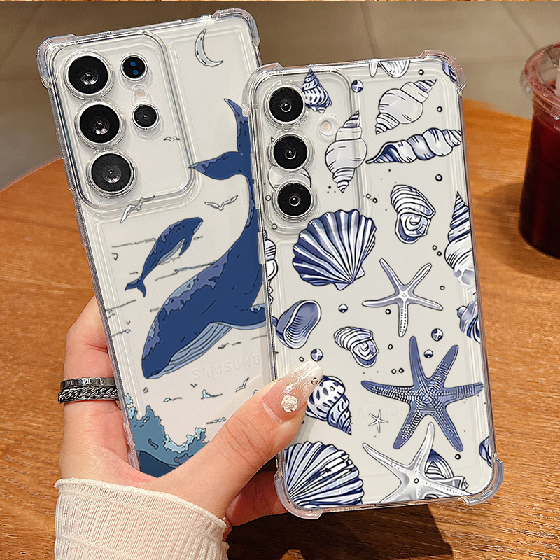 Whale Turtle Pattern Clear Pho - огляд і ціна Phone Cases Clear