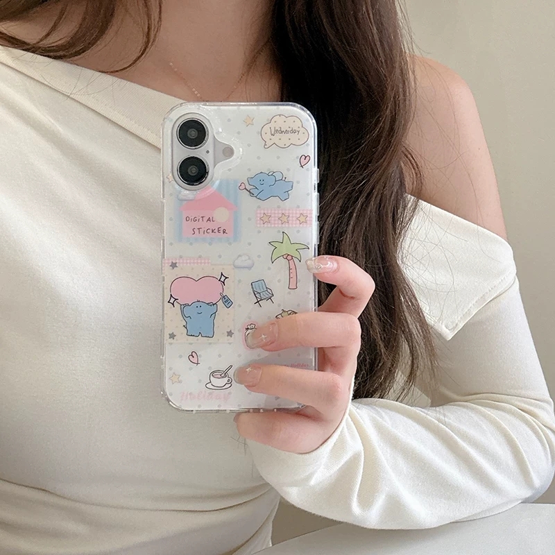 Cute Cartoon Elephant Grabbing - огляд і ціна Phone Cases Cute Iphone 13