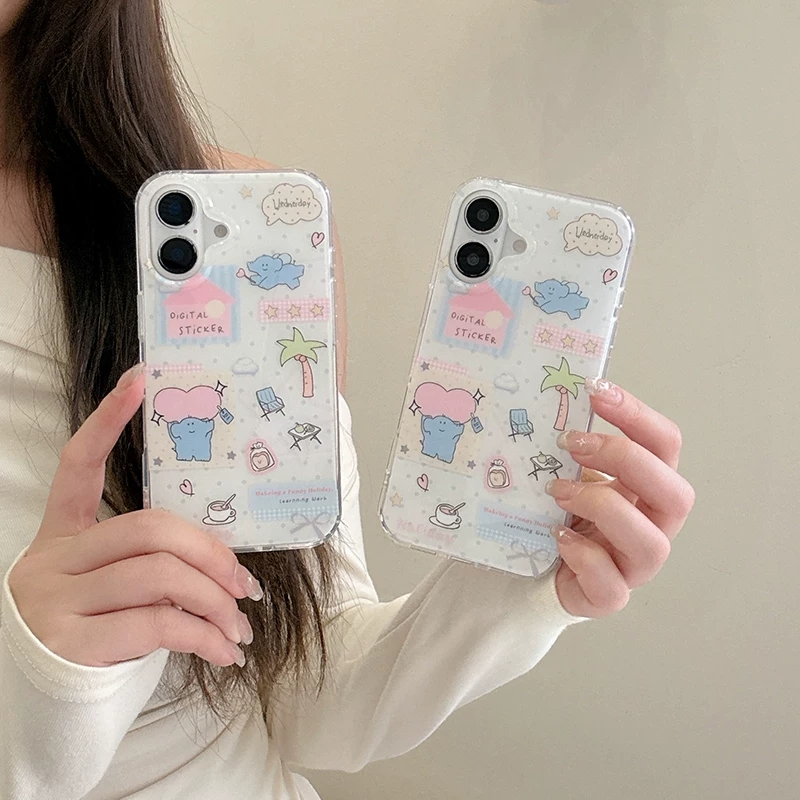 Cute Cartoon Elephant Grabbing - огляд і ціна Phone Cases Cute Iphone 13