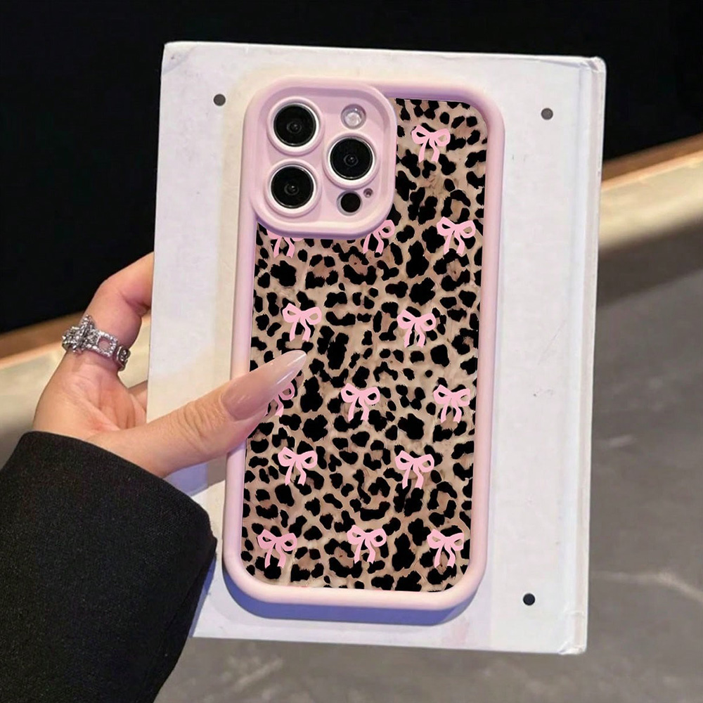Pink Bow Lily Flower Leopard P - огляд і ціна Phone Cases Pink