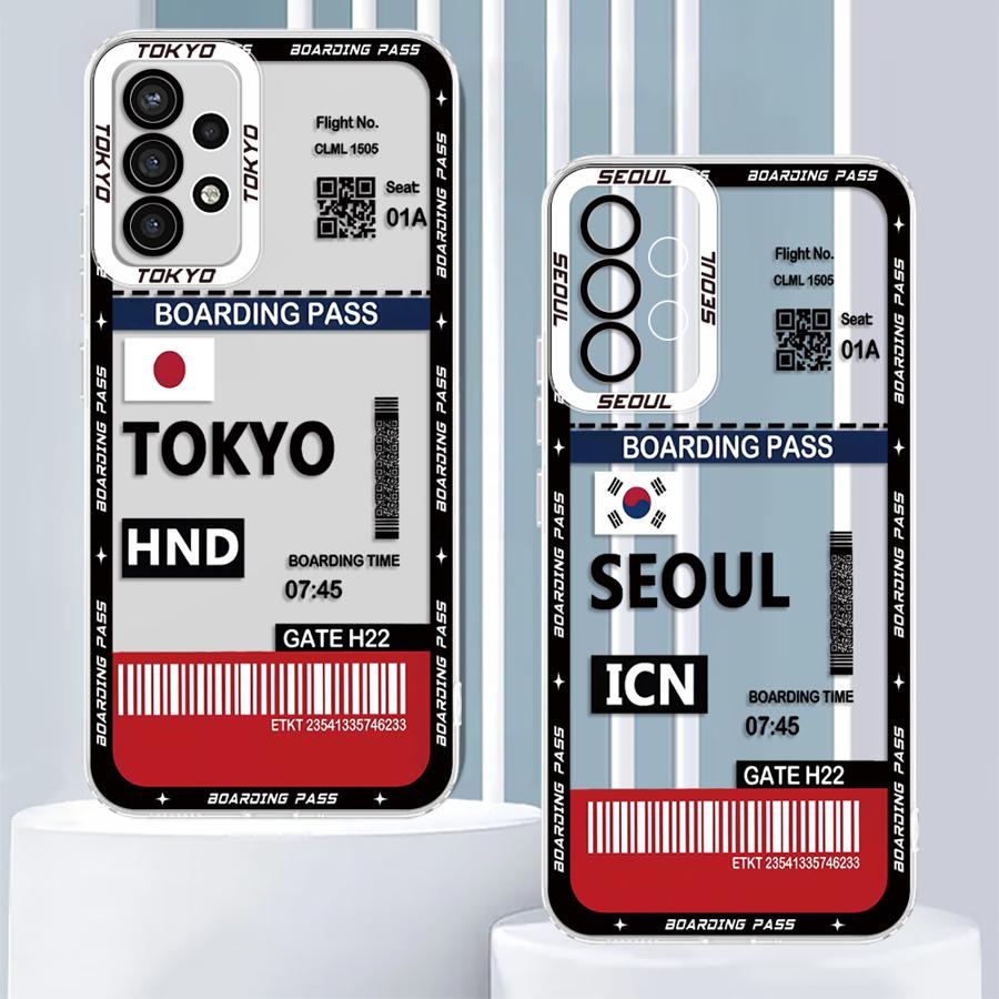 Tokyo Seoul Boarding Pass Soft - огляд і ціна Phone Cases Tokyo