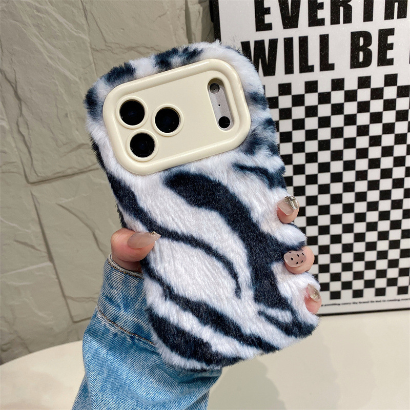 Luxury Zebra Pattern Fluffy Pl - огляд і ціна Phone Cases For Iphone 12 Pro Max