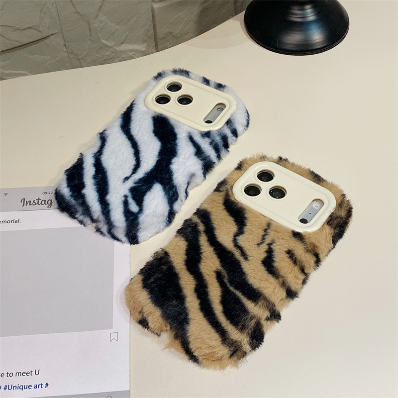 Luxury Zebra Pattern Fluffy Pl - огляд і ціна Phone Cases For Iphone 12 Pro Max