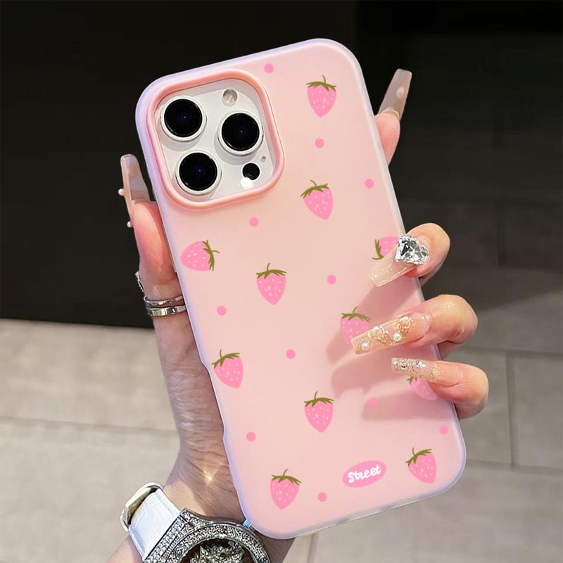 Sweet Pink Strawberry Pattern  - огляд і ціна Phone Cases Bulk