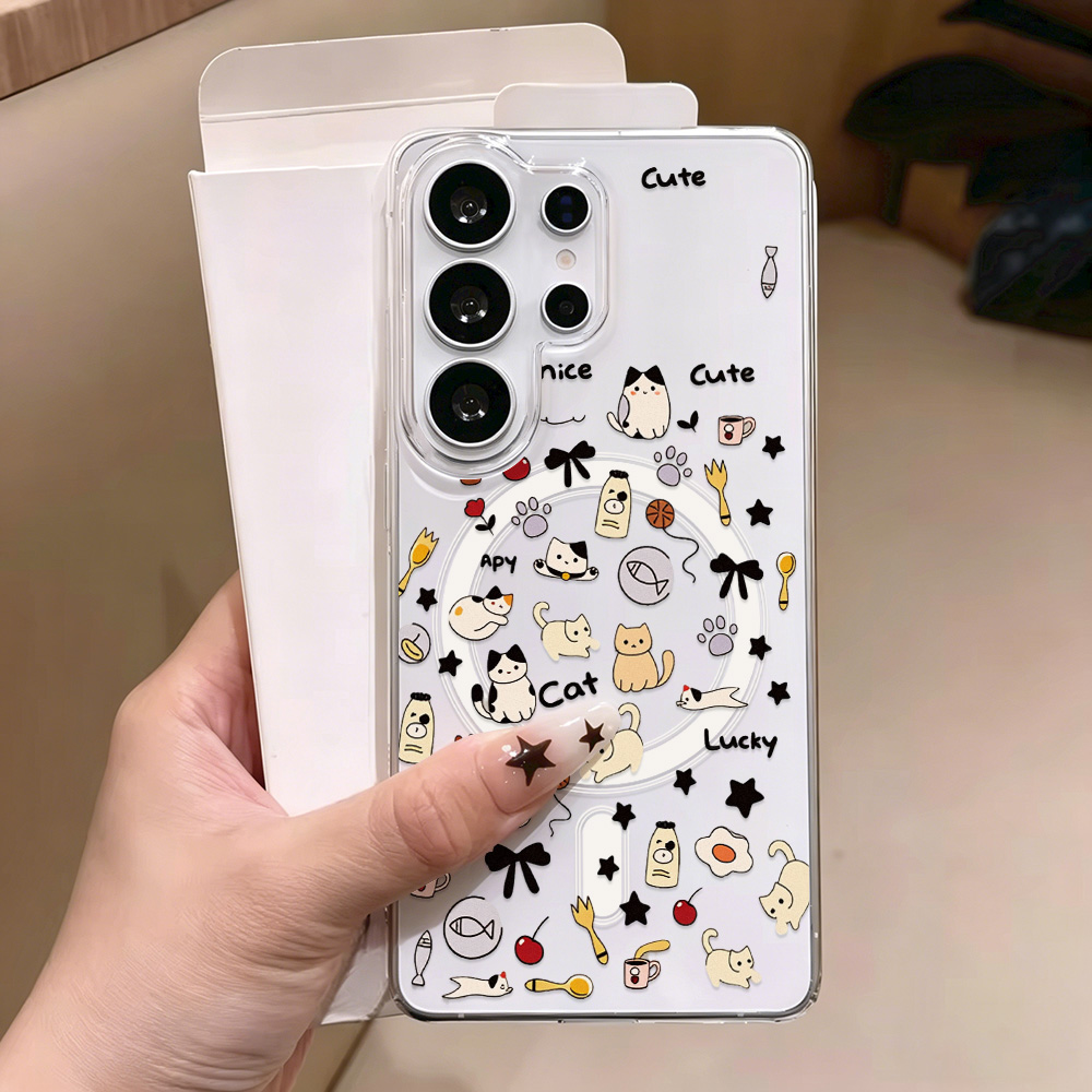Cute Cat Magnetic Phone Case F - огляд і ціна Phone Cases Magnetic