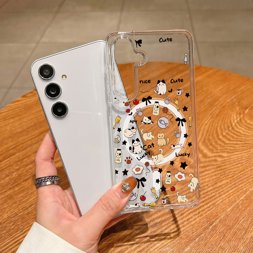Cute Cat Magnetic Phone Case F - огляд і ціна Phone Cases Magnetic