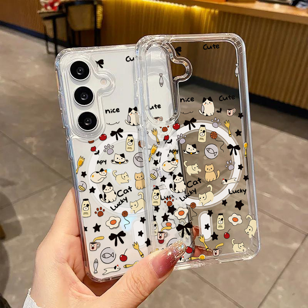 Cute Cat Magnetic Phone Case F - огляд і ціна Phone Cases Magnetic