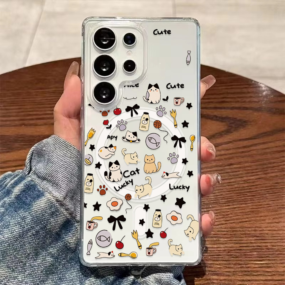 Cute Cat Magnetic Phone Case F - огляд і ціна Phone Cases Magnetic