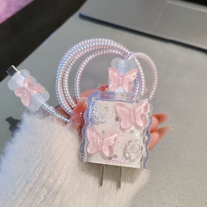 Cute Crystal Butterfly Pink Ch - огляд і ціна Phone Cases Rubber