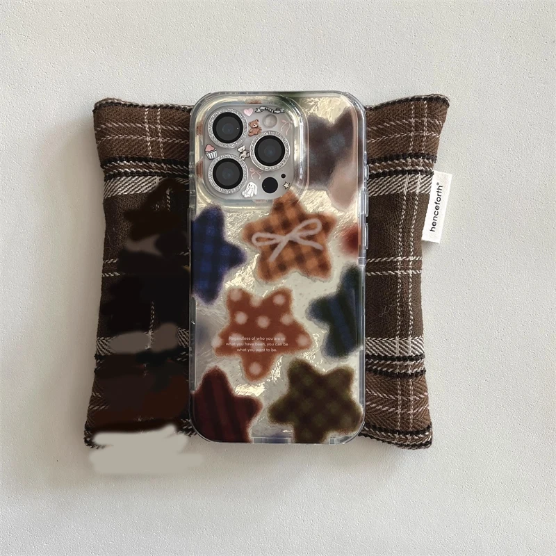 Korean Winter Cute Brown Check - огляд і ціна Phone Cases Cute Iphone 13