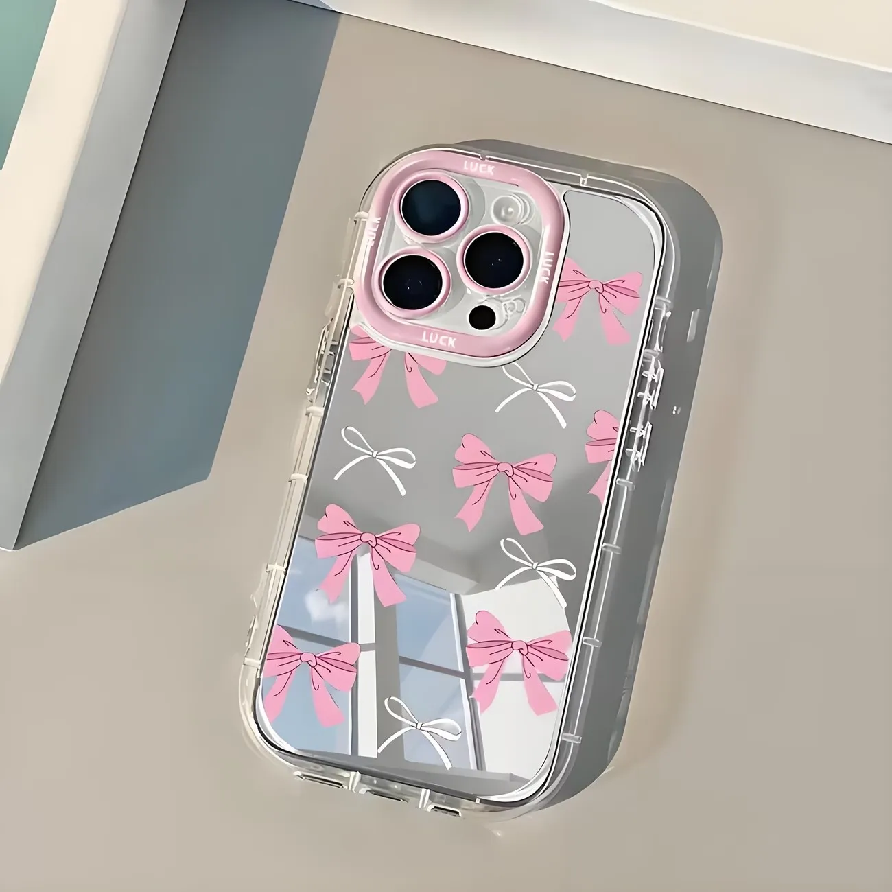 Simple Blue Pink Bow Girl Cute - огляд і ціна Phone Cases Pink