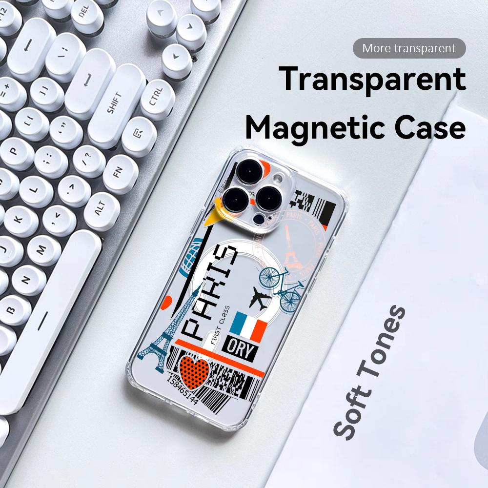 Plane Travel Ticket france Pho - огляд і ціна Phone Cases Magnetic