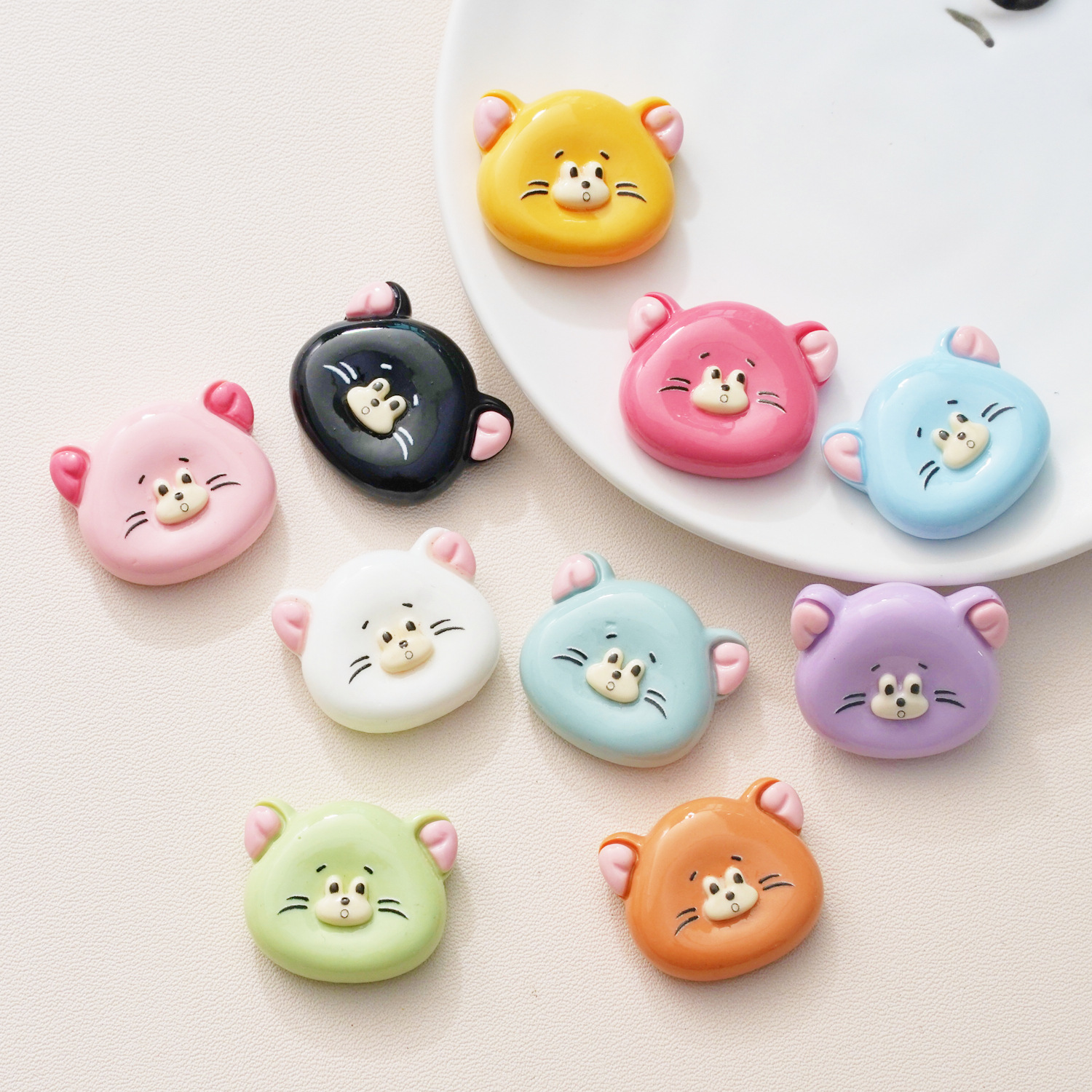 10PCS New cute cartoon cream r - огляд і ціна Phone Cases Rubber