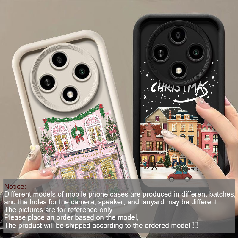 Christmas Building Winter Town - огляд і ціна Phone Cases Honor