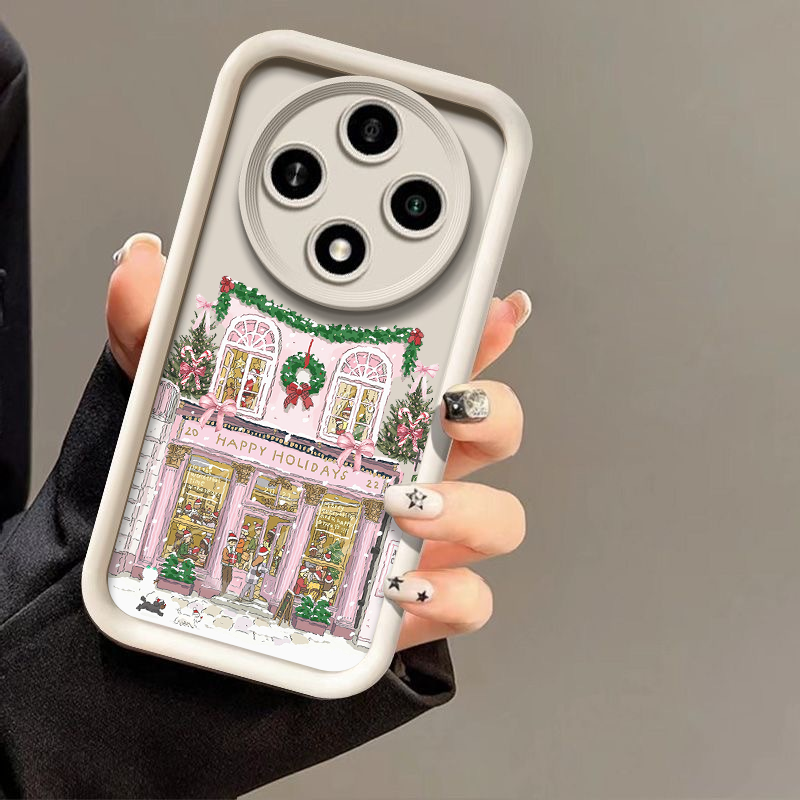 Christmas Building Winter Town - огляд і ціна Phone Cases Honor
