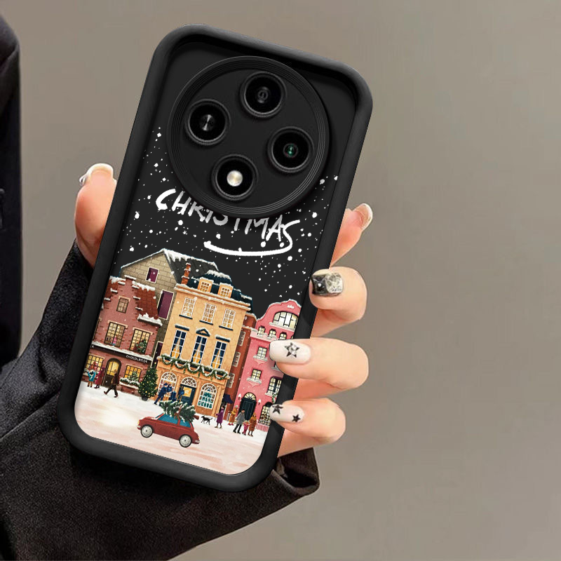 Christmas Building Winter Town - огляд і ціна Phone Cases Honor