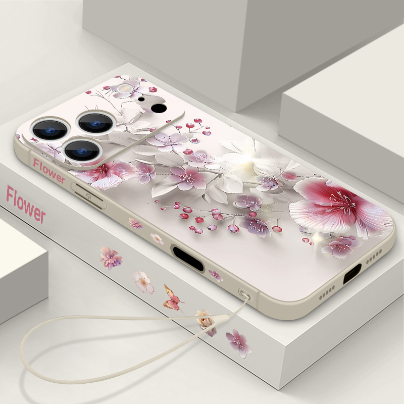 Pink White Flower Case For iPh - огляд і ціна Phone Cases Magnetic