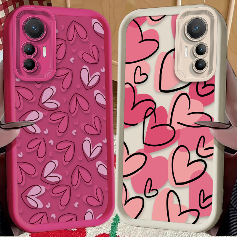 Cute Pink Love Heart Case for  - огляд і ціна Phone Cases Pink