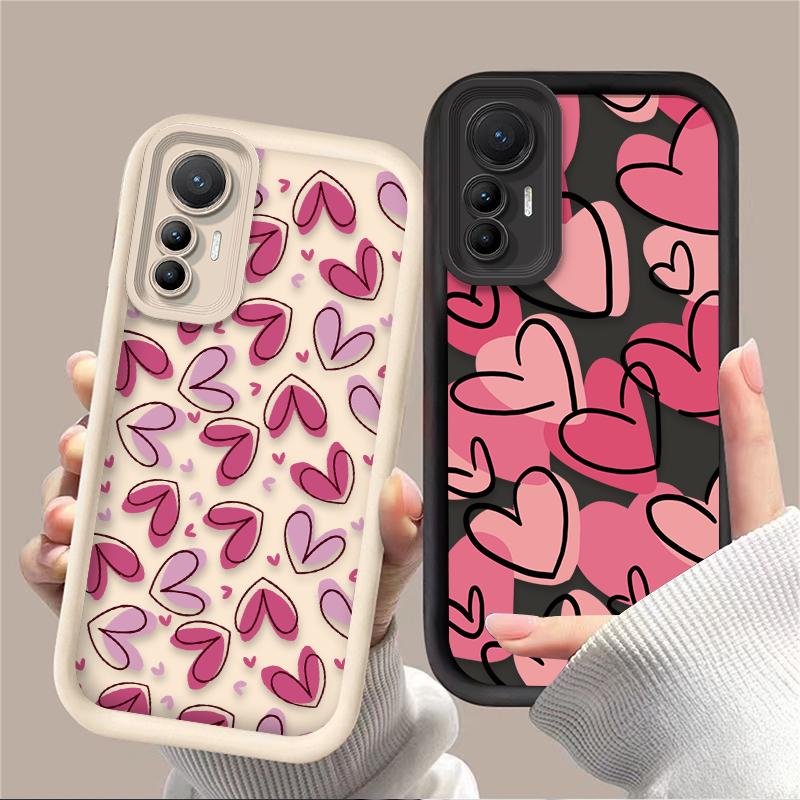 Cute Pink Love Heart Case for  - огляд і ціна Phone Cases Pink