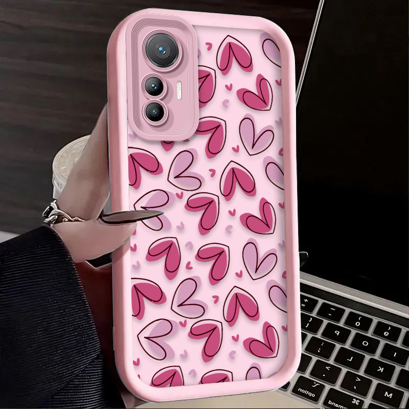 Cute Pink Love Heart Case for  - огляд і ціна Phone Cases Pink