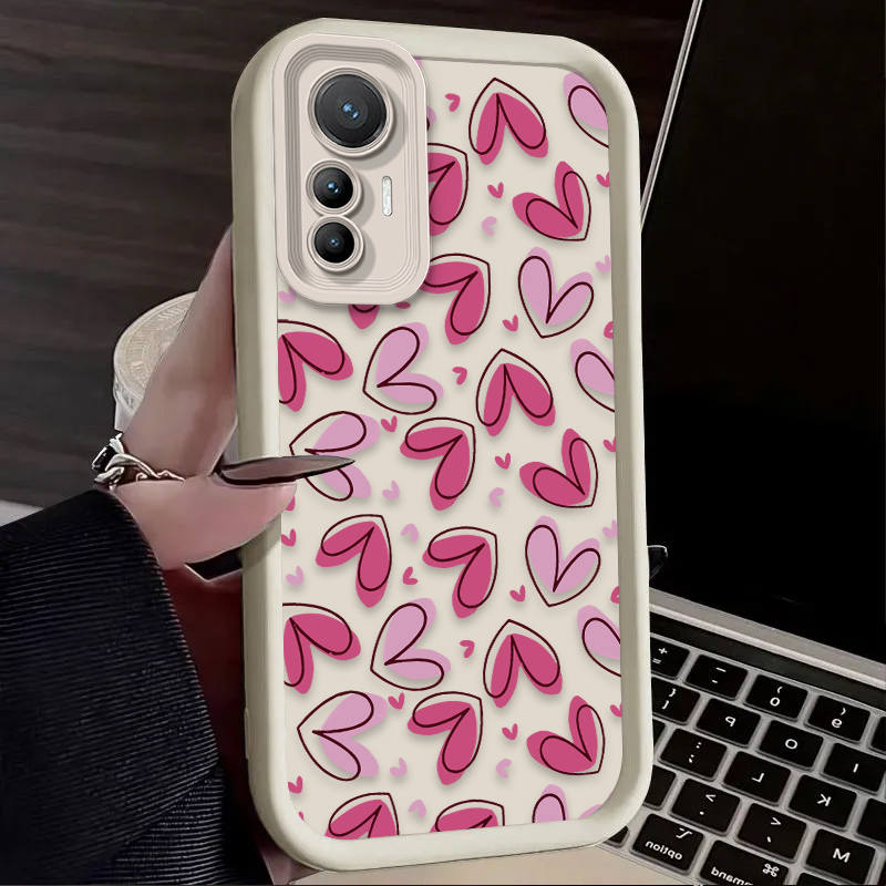 Cute Pink Love Heart Case for  - огляд і ціна Phone Cases Pink