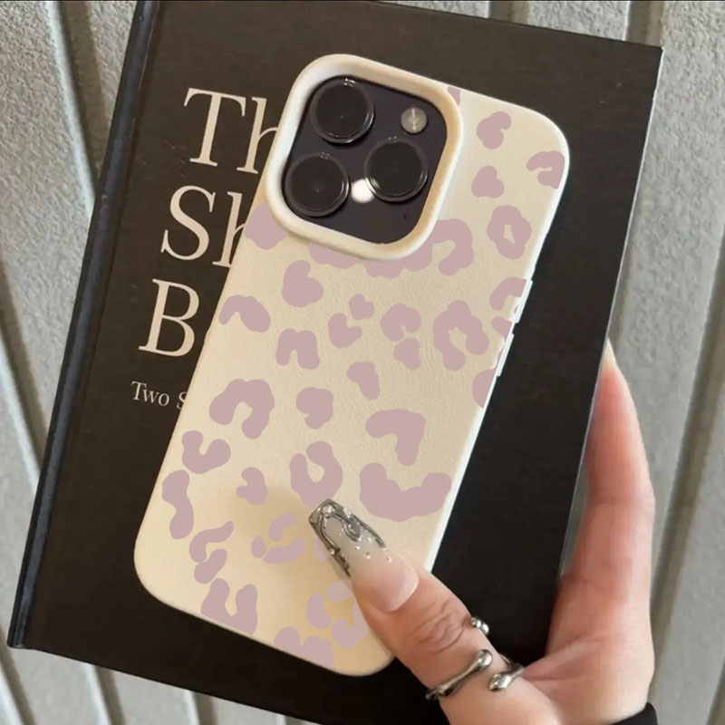 Pink Leopard Print Lichee Patt - огляд і ціна Phone Cases Pink