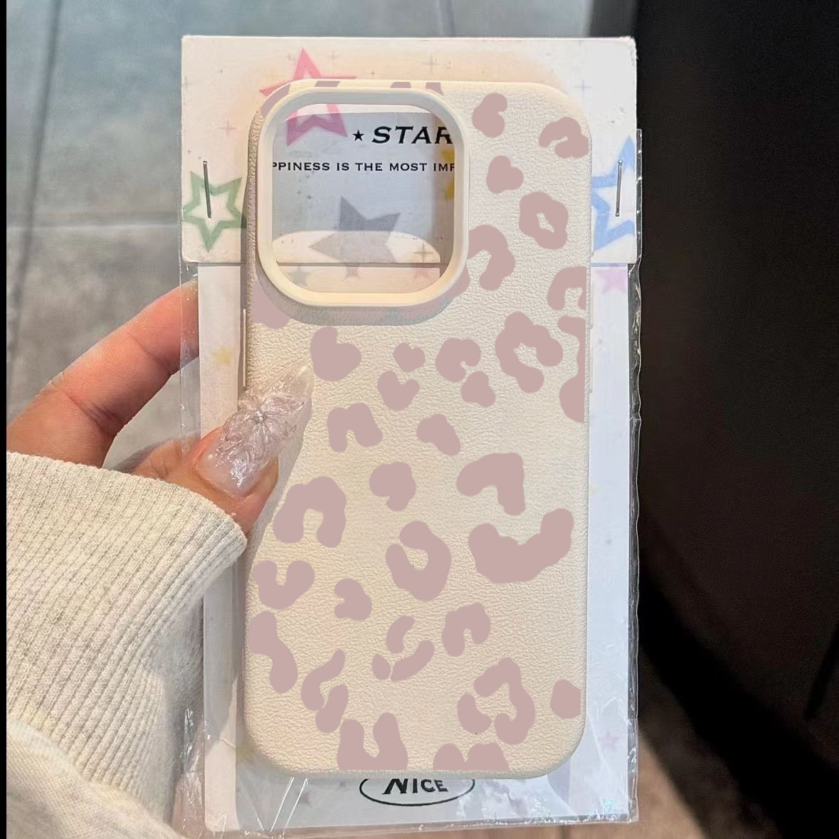 Pink Leopard Print Lichee Patt - огляд і ціна Phone Cases Pink