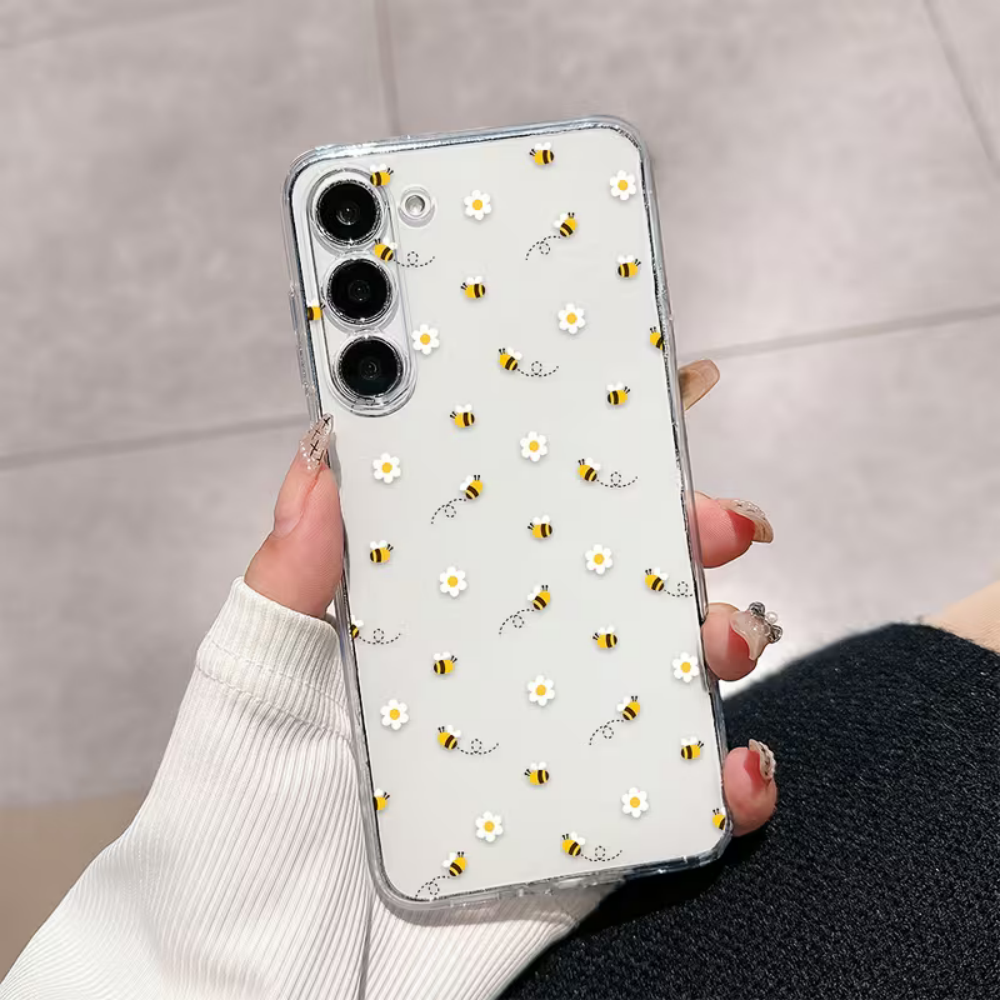 Bee White Flower Phone Case Fo - огляд і ціна Phone Cases Clear
