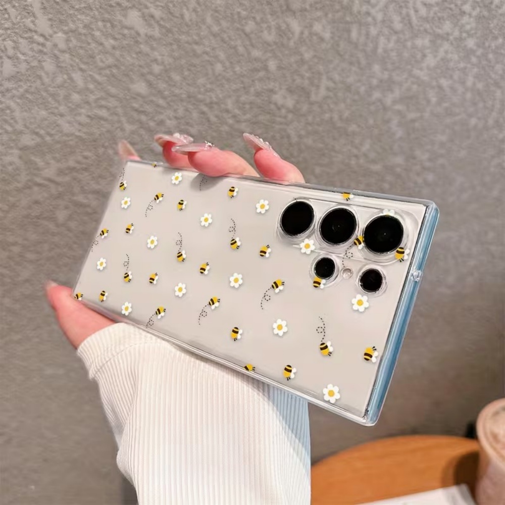 Bee White Flower Phone Case Fo - огляд і ціна Phone Cases Clear