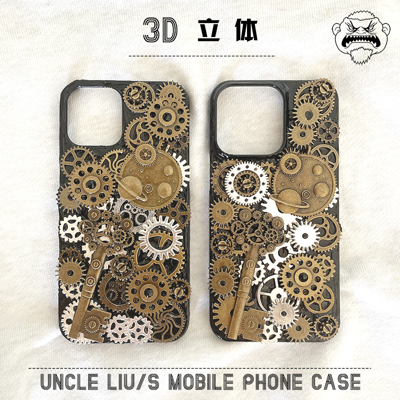 4128 3D Metal Gear Handmade Ph - огляд і ціна Phone Cases Quality