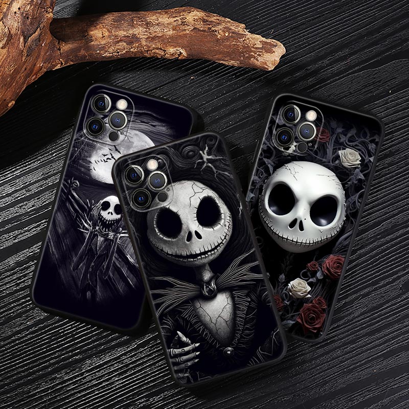 Jack Skellington Black Art Dis - огляд і ціна Phone Cases Bulk