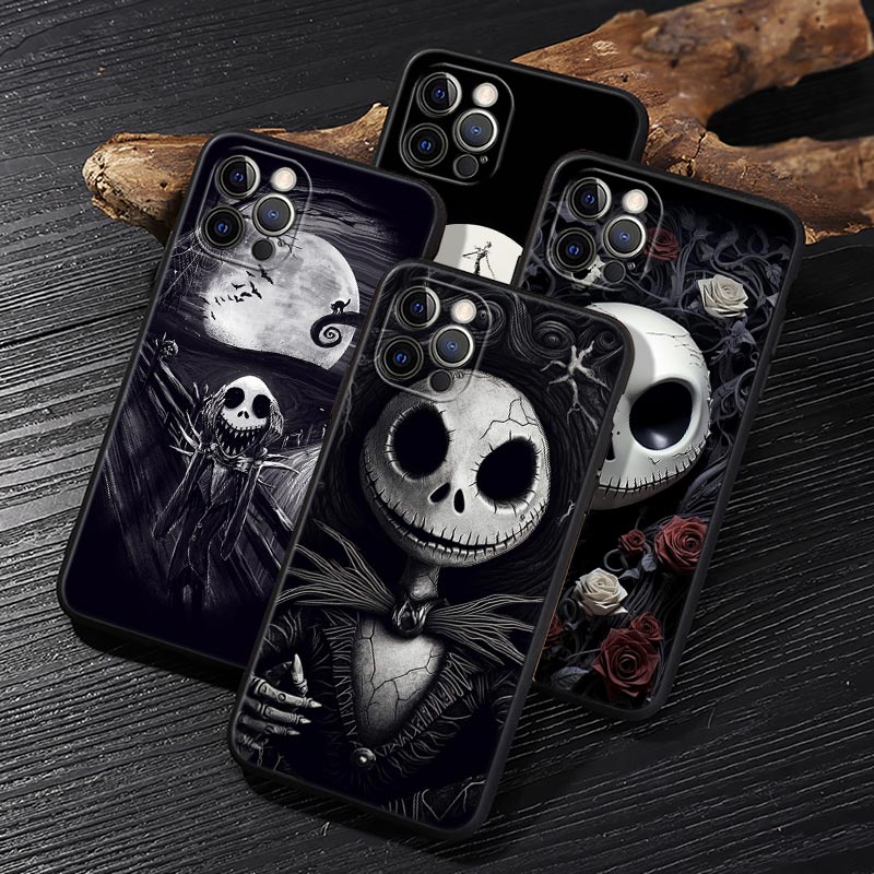 Jack Skellington Black Art Dis - огляд і ціна Phone Cases Bulk